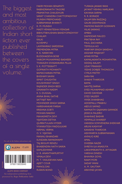 100 Indian Stories : A Feast of Remarkable Short Fiction from the 19th 20th and 21st Centuries