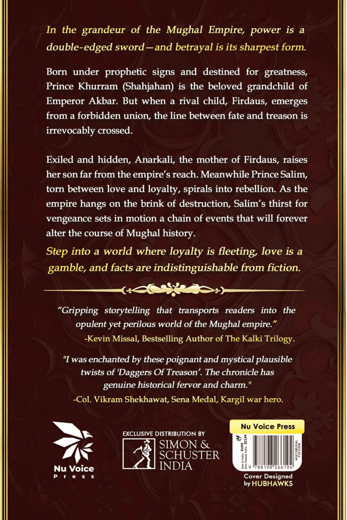 Daggers of Treason - Shahjahan Book One | Gripping portrayal of the Mughal Era