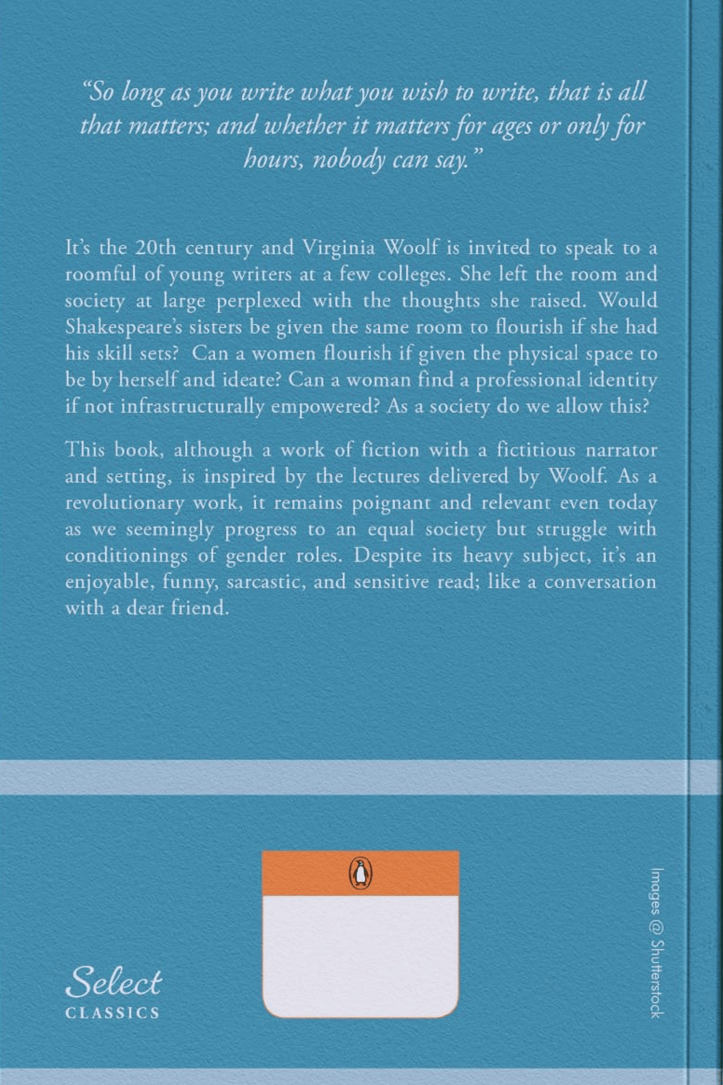 Penguin Select Classics: A Room of One's Own: (Original, Unabridged Classic)