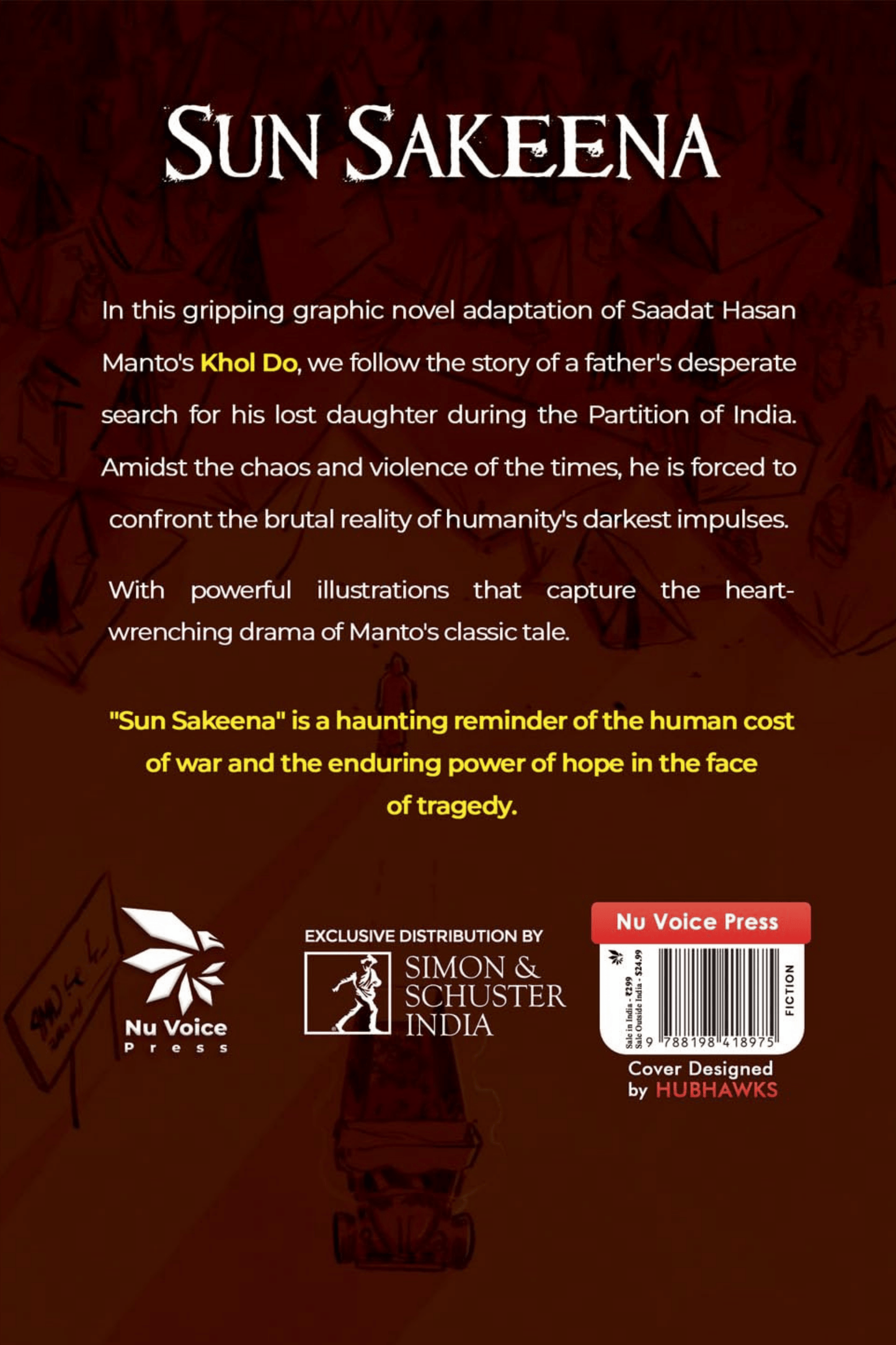 Sun Sakeena -A graphic adaptation of Manto’s timeless classic "Khol Do"