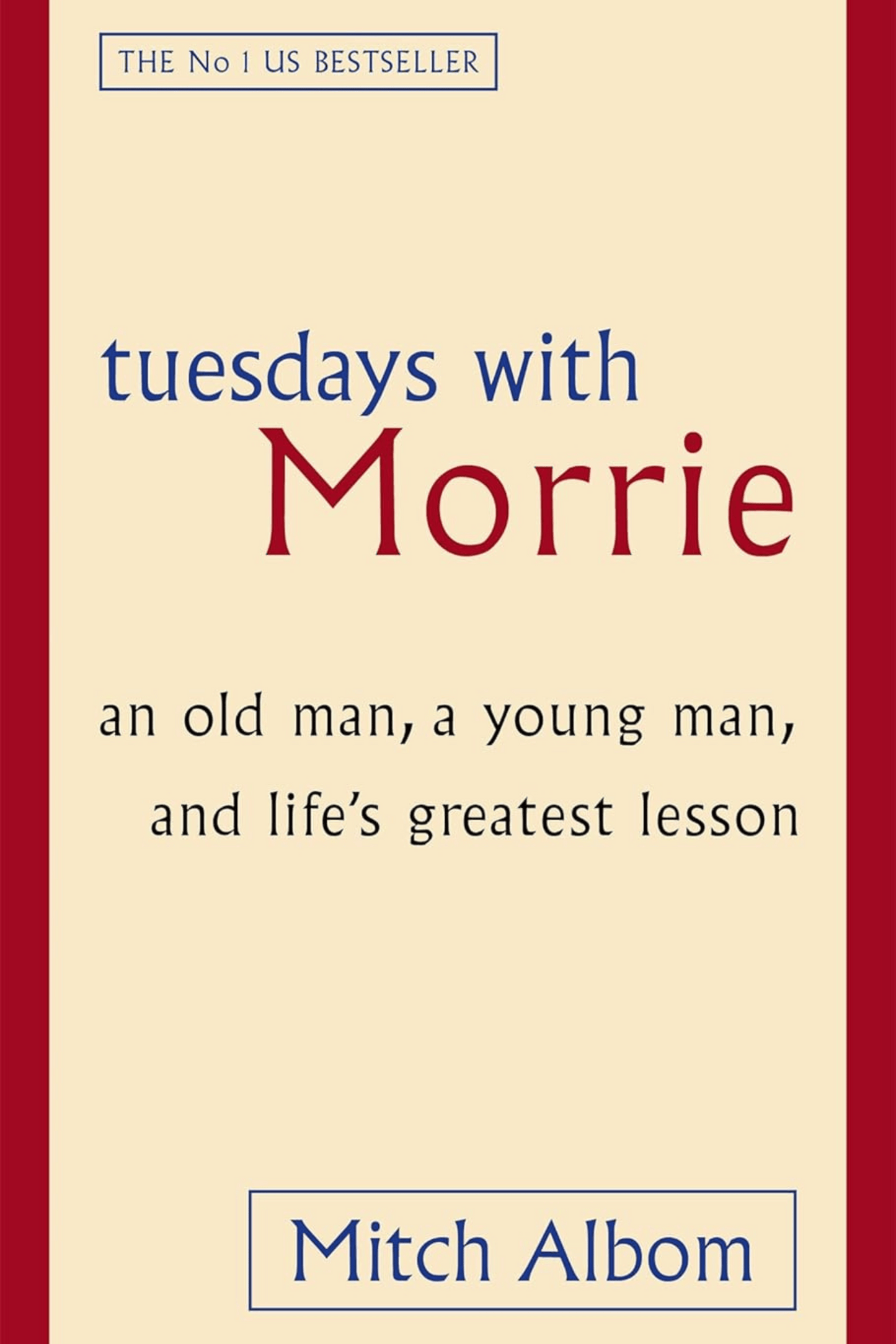 Tuesdays With Morrie: An old man, a young man, and life's greatest lesson [Paperback] Albom, Mitch